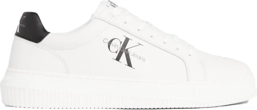 Calvin Klein Plateausneakers SEAMUS 20L vrijetijdsschoen lage schoen veterschoen met contrast bies