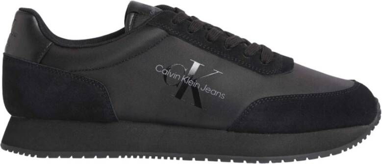 Calvin Klein Jeans Zwarte Casual Textiel Sneakers oor Heren Black Heren