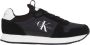 Calvin Klein Jeans Zwarte casual textielsneakers oor heren Black Heren - Thumbnail 1