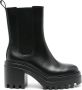 Calvin Klein Jeans Zwarte Chunky Heeled Chelsea Enkellaarzen - Thumbnail 1