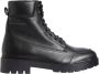 Calvin Klein Jeans Zwarte Combat Laceup Booties Black Heren - Thumbnail 1