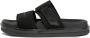 Calvin Klein Jeans Zwarte Dubbele Bar Platte Sandaal Black Heren - Thumbnail 11