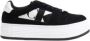 Calvin Klein Jeans Zwarte leren lage sneakers - Thumbnail 1