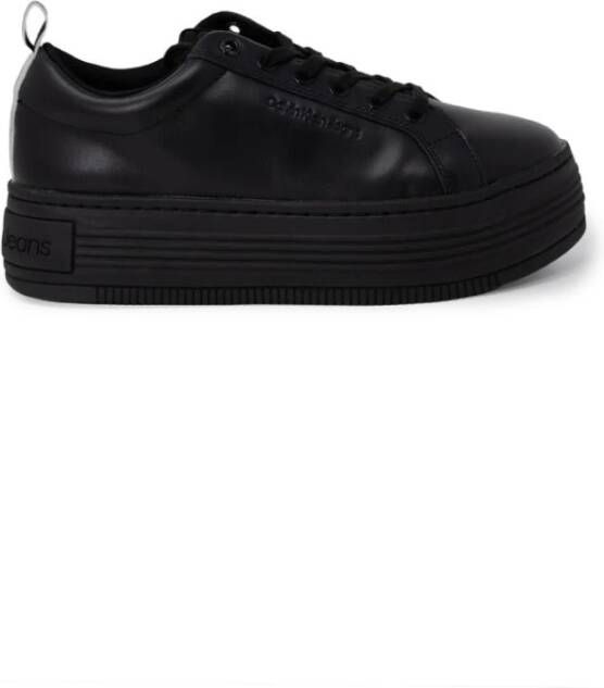 Calvin Klein Jeans Zwarte Sneakers voor Dames Lente Zomer Collectie