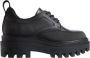 Calvin Klein Jeans Laceup Flatform Schoenen Collectie Samenstelling Black Dames - Thumbnail 6