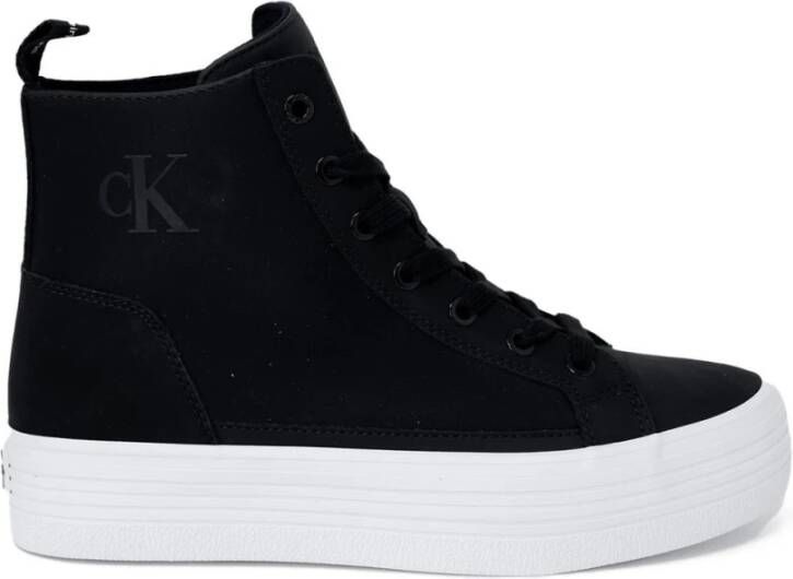 Calvin Klein Jeans Zwarte Veterschoenen Black Dames