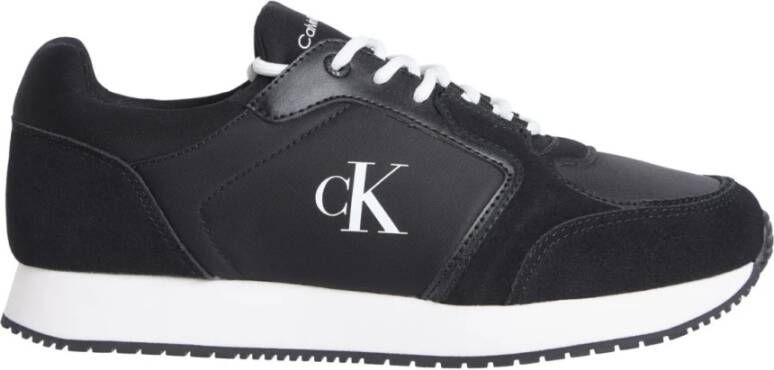 Calvin Klein Jeans Zwarte Veterschoenen voor Mannen