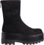 Calvin Klein Zip Flatform Dames Schoenen Herfst Winter Collectie Black Dames - Thumbnail 1