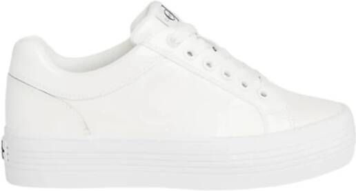 Calvin Klein Klassieke Witte Sneakers White Dames