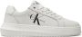 Calvin Klein Plateausneakers CHUNKY CUPSOLE MONO LTH WN vrijetijdsschoen lage schoen veterschoen met ck-opdruk aan de zijkant - Thumbnail 6