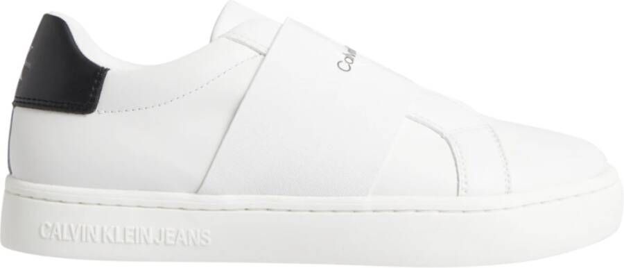 Calvin Klein Lage Schoenen Wit Dames