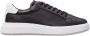Calvin Klein Zwarte leren sneakers met rubberen zool Black Heren - Thumbnail 2