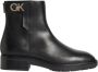 Calvin Klein Leren Enkelboot met Rubberen Zool - Thumbnail 1