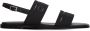 Calvin Klein Leren Platte Sandalen - Thumbnail 1
