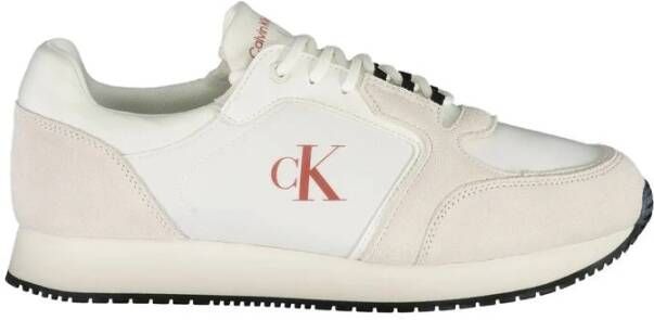 Calvin Klein Witte polyester sneakers voor heren