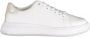 Calvin Klein Logo Sneaker voor dames met Contrasterende Details White Dames - Thumbnail 1
