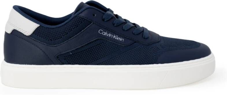 Calvin Klein LOW TOP Lace UP Knit Hm0Hm009220Gy Blauw Heren