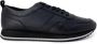 Calvin Klein Zwarte Leren Sneakers met Print Detail Black Heren - Thumbnail 1