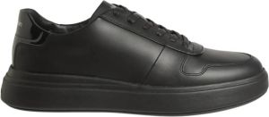 Calvin Klein Low Top Lace Up Shine Zwart Heren