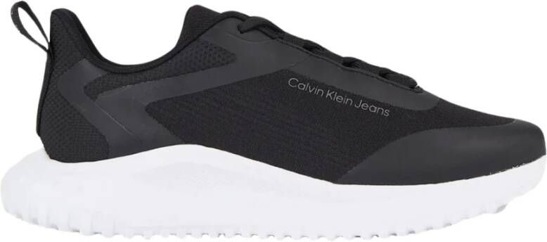 Calvin Klein Jeans Zwarte casual textielen damessneakers Black Dames