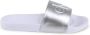 Calvin Klein Metallic Logo Slide Sandalen - Thumbnail 1