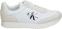 Calvin Klein Sportieve Beige Veterschoenen met Contrastdetails Beige Dames - Thumbnail 12