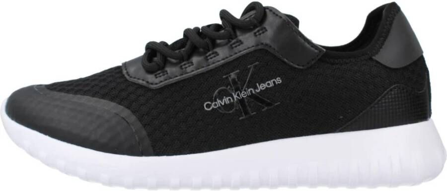 Calvin Klein Monologo Sneakers Black Dames