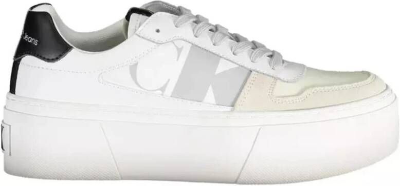 Calvin Klein Platform Sneakers voor vrouwen White Dames