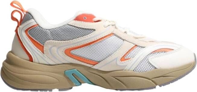 Calvin Klein Retro Tennisschoenen met Su-Mesh Design White Heren