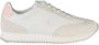 Calvin Klein Roze Accent Leren Sportschoenen - Thumbnail 1