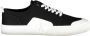 Calvin Klein Zwarte Katoenen Sneaker met Contrasterende Details Black Heren - Thumbnail 1