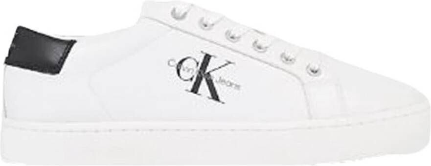 Calvin Klein Classic Cup Low Laceup Sneakers Schoenen Wit YM0YM00491-YAF - Foto 14