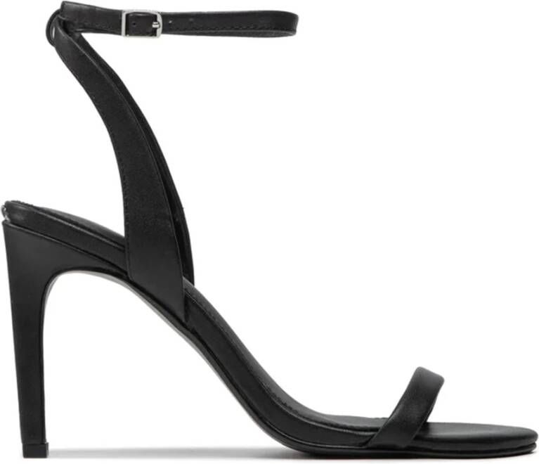 Calvin Klein Verhoog je stijl met hoge hak sandalen Black Dames