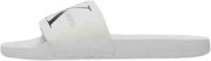 Calvin Klein Slide Monogram Co YM0YM00061 YAF Mannen Wit Slippers