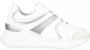 Calvin Klein Sneakers Runner Lace Up Sneakers Nylon Leather in wit - Thumbnail 1