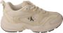 Calvin Klein Retro Tennis Sneakers Beige Dames - Thumbnail 2