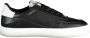 Calvin Klein Zwarte Polyester Sneaker met Contrasterende Details Zwart Dames - Thumbnail 4
