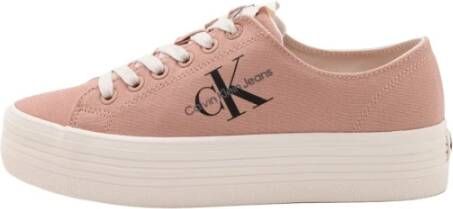 Calvin Klein Jeans Vulc Flatform Essent Yw0Yw010300J1 Beige Dames - Foto 5