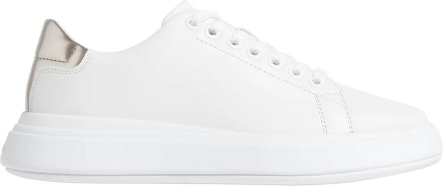 Calvin Klein Stijlvolle Polyester Sneaker White Dames
