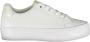 Calvin Klein Platte schoenen met verantwoorde lederproductie White Dames - Thumbnail 1