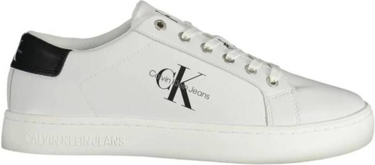 Calvin Klein Polyester sneaker met contrasterende details en logo-print