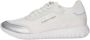 Calvin Klein Jeans Witte Textiele Damessneakers White Dames - Thumbnail 6