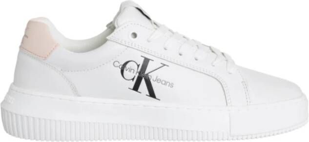 Calvin Klein Chunky Cupsule Mono Sneakers White Dames