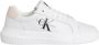 Calvin Klein Sneaker Van Gerecycled Polyester Met Contrasterende Details En Logoprint - Thumbnail 1