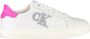 Calvin Klein Witte Sneakers met Contrasterende Details Wit Dames - Thumbnail 2