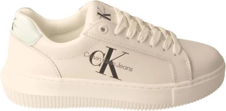 Calvin Klein Classic Cup Low Laceup Sneakers Schoenen Wit YM0YM00491-YAF - Foto 16