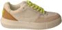 Calvin Klein Chunky Cupsole Fluo Contrast Lage sneakers Leren Sneaker Dames Wit - Thumbnail 2