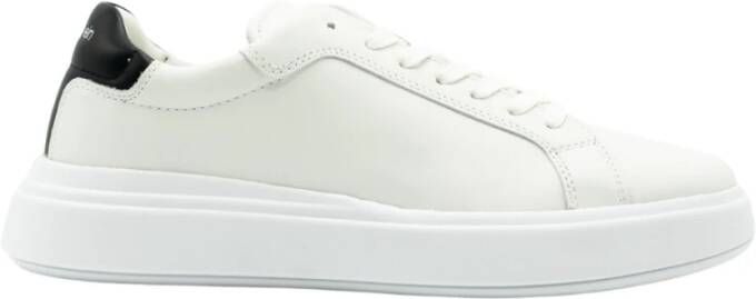 CK Calvin Klein Sneakers van leer met contrastgarnering model 'LACE UP' - Foto 8