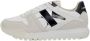 Calvin Klein Origineel Ontwerp Vetersluiting Lage Sneakers White Unisex - Thumbnail 1
