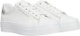 Calvin Klein Witte Platform Sneaker met Logo Print - Thumbnail 2